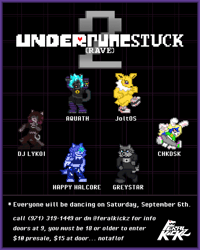 PRESALE TICKETS - UNDERRUNESTUCK 2