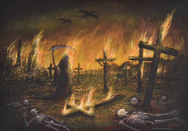 Image of INFERNAL INFERNO - original painting