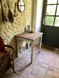 Image 5 of Petite table de ferme ancienne. 