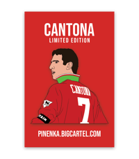 Eric Cantona Green Collar /25 Pin Badge 
