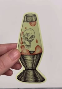 Image 2 of "Habitual Sins" Limited Edition Glow-in-dark Sticker