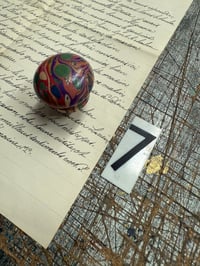 Image 10 of Hand Marbled wooden hardware / door knobs / draw handles YOU PICK