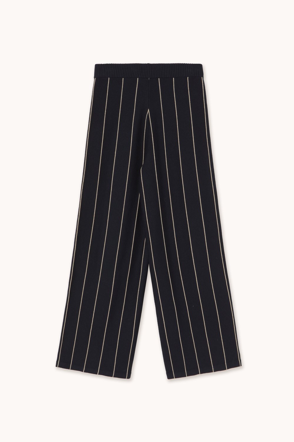Image of 2-Pantalones Striped Knitted Trousers