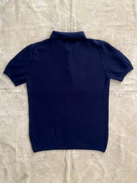 Image 3 of SUNSPEL FINE TEXTURE KNIT POLO SHIRT
