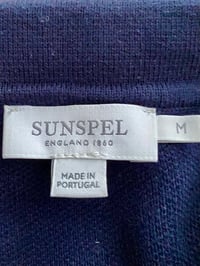 Image 5 of SUNSPEL FINE TEXTURE KNIT POLO SHIRT