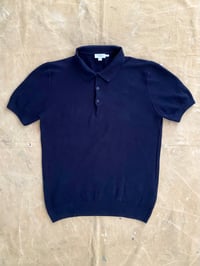 Image 2 of SUNSPEL FINE TEXTURE KNIT POLO SHIRT