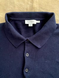 Image 4 of SUNSPEL FINE TEXTURE KNIT POLO SHIRT