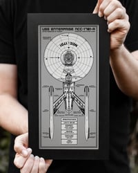 Image 1 of Enterprise Schematic - Fine Art Print
