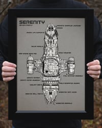 Image 1 of Serenity Schematic - Fine Art Print