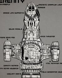 Image 2 of Serenity Schematic - Fine Art Print