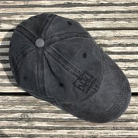 POLDHU Washed Cotton Cap - Black