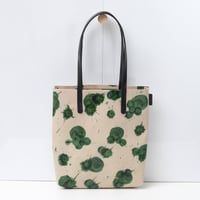 Image 3 of Dots Soft Tote green and black