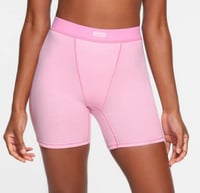 Image 1 of SKIMS- COTTON RIB BOXER- BUBBLEGUM
