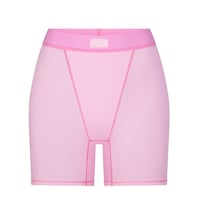Image 2 of SKIMS- COTTON RIB BOXER- BUBBLEGUM