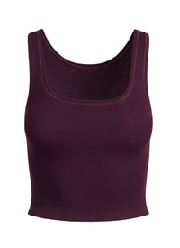 Image 2 of SKIMS- COTTON RIBBED TANK- CURRANT