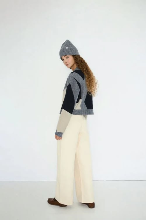 Image of 1-Chaqueta Belen Geometric Cardigan 