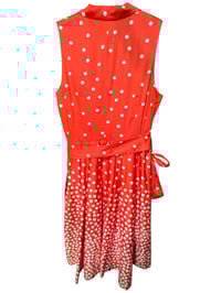Image 2 of ANNE KLEIN- POLKA DOT RED DRESS