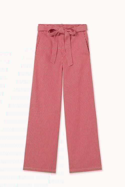 Image of 2-Pantalones Twill Striped