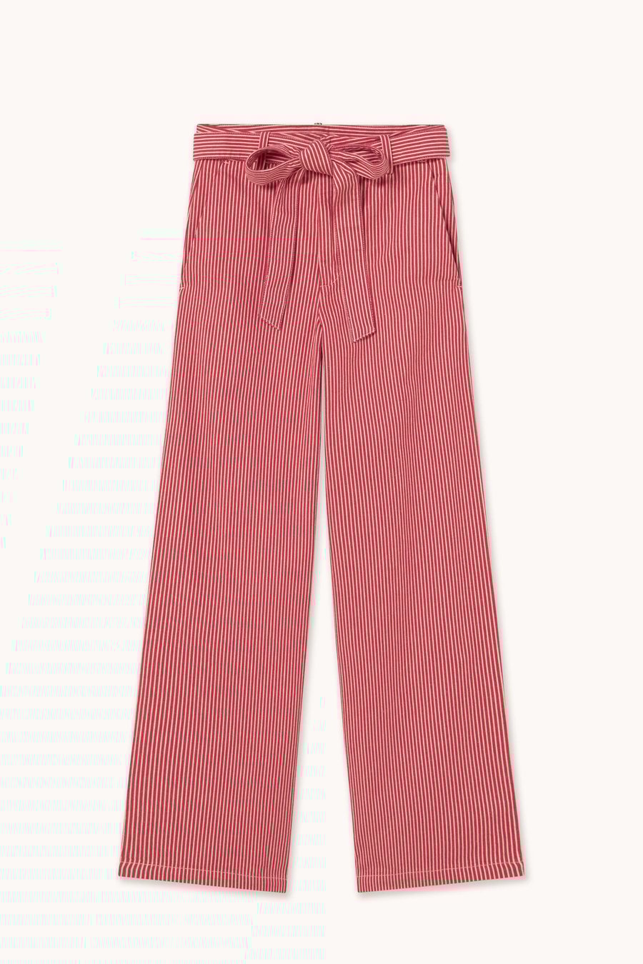 Image of 2-Pantalones Twill Striped