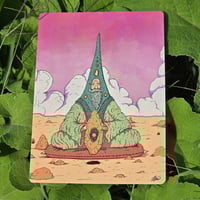 The Pondering Wizard - 5x7 mini limited edition print
