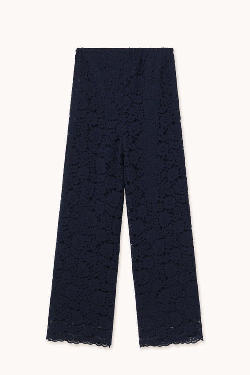 Image of 2-Lace Trousers Navy