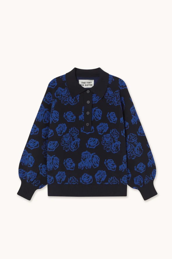 Image of 2-Jersey Roses Polo Sweater