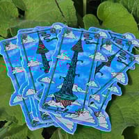 Floating Castle Sticker