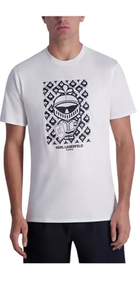 Image 1 of KARL LAGERFELD- T-SHIRT- WHITE