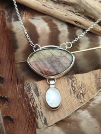 Image 2 of Orange Labradorite & Moonstone Duo