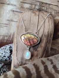 Image 4 of Orange Labradorite & Moonstone Duo
