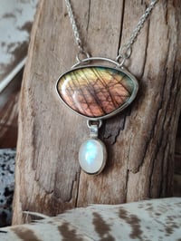 Image 1 of Orange Labradorite & Moonstone Duo