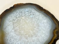 Image 5 of Vide-poche en tranche d'agate cristal vintage 1960 cendrier 