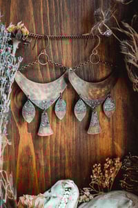 Image 9 of Focused Energy brass and silver ear hangers