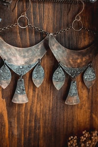 Image 2 of Focused Energy brass and silver ear hangers
