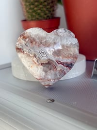 Image 2 of Medium Crazy Lace Agate Heart Carvings