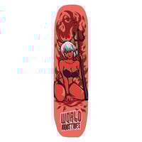 Shaped Devil girl World Industries skateboard