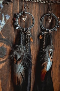 Image 3 of Snake vertebra earrings 