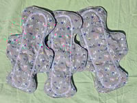 Image 2 of Organic Cotton Heavy Absorbency Pads with PU Backing