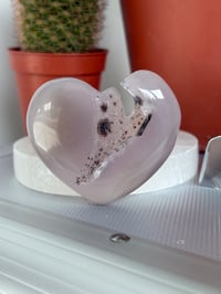 Image 1 of Medium Druzy Agate heart