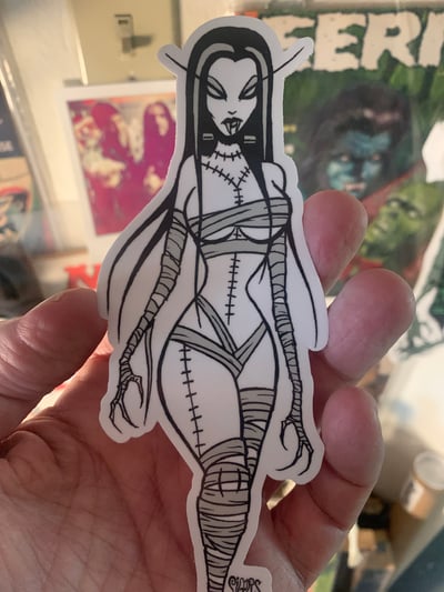 Image of NEW! Mummy ghoul     - STICKER  