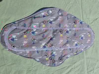 Image 6 of Organic Cotton Regular Pad Set with PU Backing 