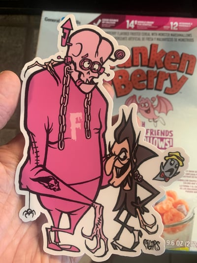Image of NEW! Monster cereal      - STICKER  