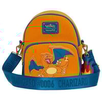 Image 5 of Pokemon x Loungefly - Charizard Corduroy Convertible Mini-Backpack