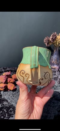 Image 3 of Green Swirl Mug 18 oz