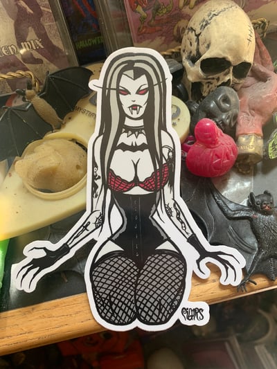 Image of NEW! I Drive the ghouls Batty       - STICKER  