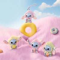Image 1 of  MINISO X Disney: Stitch "Eat Something Before Sleep" Series Plush Keychain Blind Box 