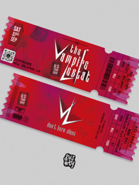 Image 1 of The Vampire Lestat - Concert Ticket / Bookmark