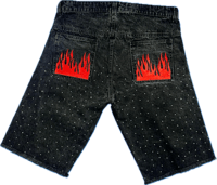 Image 4 of “TBW” MENS JEAN SHORTS SET