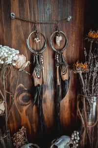Image 5 of Bone assemblage earrings