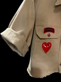 Image 2 of Upcycled Vintage Army Shirt